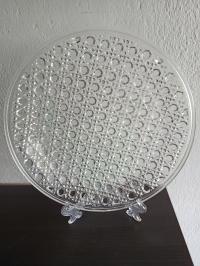 PRZEDWOJENNA SZKLANA PATERA TALERZ WALTHER