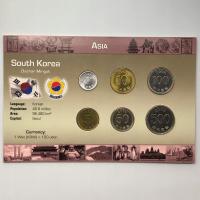 43849. Korea Południowa, set menniczy w oryginalnym opakowaniu (6 monet)