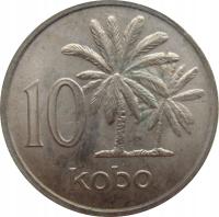 2097. Nigeria 10 Kobo 1976