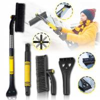 СКРЕБОК ДЛЯ ОКОН ТЕЛЕСКОПИЧЕСКАЯ ЩЕТКА ДЛЯ УБОРКИ СНЕГА АВТОМОБИЛЯ