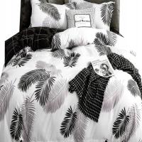 КОМПЛЕКТ ИЗ ХЛОПКА И ЛЬНА 200X220 2 НАВОЛОЧКИ ДВУСТОРОННЯЯ МНОГО УЗОРОВ