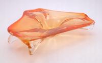 Patera - szkło pomarańczowe Murano, Włochy; 1754