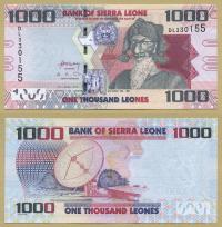 -- SIERRA LEONE 1000 LEONES 2010 DL P30a UNC