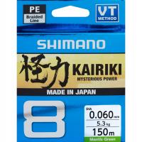 Shimano Kairiki 8 0,190mm 150m 12,0kg Mantis Green