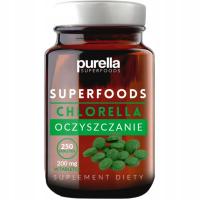 Purella Superfoods chlorella oczyszczanie 200 mg 250 tabletek