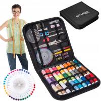 Большой набор швейных инструментов портной нитки иглы ножницы сантиметр