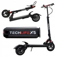 HULAJNOGA ELEKTRYCZNA LEKKA MAŁA TECHLIFE X5 2.0 PRO AMORTYZACJA POMPOWANA
