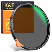 Filtr efektowy K&F Concept Black Mist 1/4 + ND2-ND32 67mm