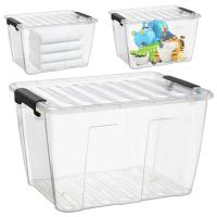 КОНТЕЙНЕР С КРЫШКОЙ ДЛЯ ХРАНЕНИЯ ДОМАШНЯЯ КОРОБКА 15Л УНИВЕРСАЛЬНЫЙ ОРГАНАЙЗЕР