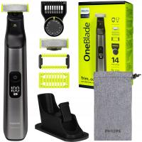 GOLARKA TRYMER PHILIPS ONEBLADE PRO QP6550/15 DO TWARZY I CIAŁA + STOJAK PODSTAWKA NA GOLARKĘ PHILIPS ONEBLADE PRO