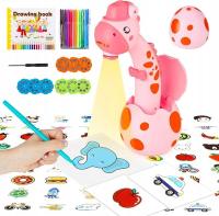 ДЕТСКИЙ ПРОЕКТОР ДЛЯ РИСОВАНИЯ 72 УЗОРА РОЗОВЫЙ ПОДАРОК