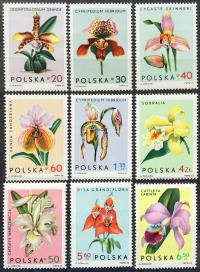 Fi 1463-1471 ** - 1965 Storczyki