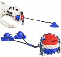 Interaktywna Zabawka dla psa z PRZYSSAWKĄ dla psów GRYZAK DENTYSTYCZNY