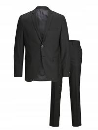 Jack&Jones garnitur męski czarny elegancka jednorzędowy rozmiar 68