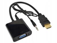 Adapter Kopier HDMI do VGA D-SUB Full HD