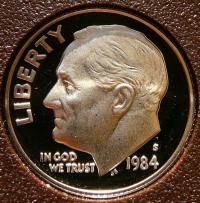 5 CENT USA 1984 S JEFFERSON MONTICELLO PROOF