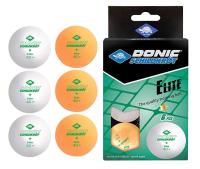 Мячи для настольного тенниса Donic-Schildkröt ELITE 1* 608511 6 упаковок