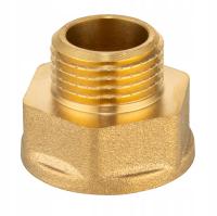 PRZEDŁUŻKA REDUKCJA MOSIĘŻNA MUFA-NYPEL 1 x 3/4 MOCNA WYSOKA JAKOŚĆ