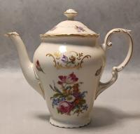 Dzbanek EPIAG z Pokrywką - Porcelana Czechoslovakia, Bukiety i Reliefy