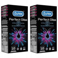 Презервативы DUREX PERFECT GLISS толстые экстра увлажненные 20 шт. безопасный