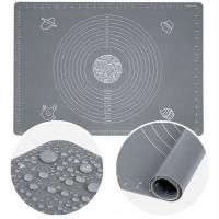 Силиконовый коврик для кухни, нескользящий коврик с меркой 50x70 см