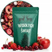 Herbata owocowa świąteczna ZIMOWY OGRÓD na prezent owoce liofilizowane 40 g