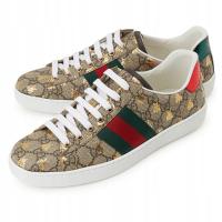 G-ucc-i Ace Collection Bee Print Low Top Sneakers