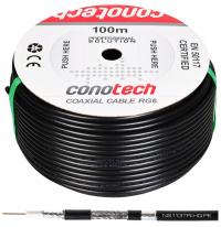 Kabel coaxial Conotech NS113TRI PE 100 m