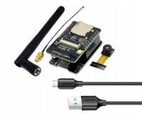 ESP32-CAM комплект с камерой, антенной и программатором USB кабель 0,25 м