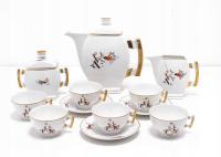 СТАРЫЙ ФАРФОРОВЫЙ НАБОР МОТЫЛЬКОВ