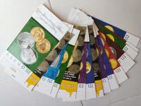 Foldery NBP komplet 18 szt z 2009 roku w j.polskim