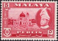 Malaya/Perlis 5 c.czysty **