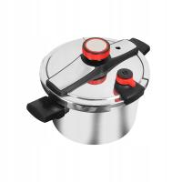 Patelnia ciśnieniowa głęboka Garnek do gotowania Blokada bezpieczeństwa Zagęścić przenośny dławik typu 4L