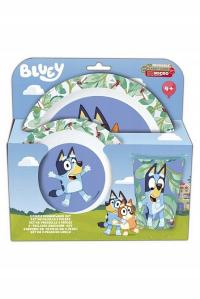 Бинго и синие собачки синий набор для завтрака столовая посуда чаша тарелка кружка SZ