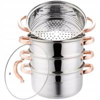 Набор кастрюль для пароварки 5el. 24 см. ГОРШОК 5 Л ИНДУКЦИОННЫЙ ГАЗ