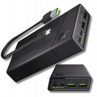 Powerbank Green cell 20000 мАч черный