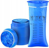 WOREK NA WYMIOTY 2L 10 SZTUK DLA DZIECI I DOROSŁYCH NA WYMIOCINY TORBA