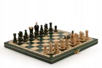 Королевские шахматы инкрустированные печать зеленый / дуб-береза / новинка / производитель