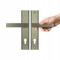 Klamka do drzwi zewnętrznych 92 okucie aluminiowe HAGA++ Axa Home Security
