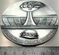 Medal 1988 Spartakiada Wojska Polskiego 1943 SREBRZONY