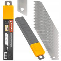 OSTRZA WYMIENNE 10 SZT. WKŁADY ZAPASOWE ŁAMANE DO NOŻA TAPICERSKIEGO ZAPAS