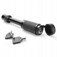 Czarna Przetyczka z Kluczykiem do Adapterów Haka Holowniczego USA 2”/1 1/4”