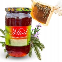 Miód Leśny 1kg Park Krajobrazowy Lasy Janowskie Świeży zbiór 2025r.