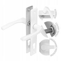 KLAMKA DRZWIOWA DO DRZWI 72 WKŁAD BIAŁA ADGO