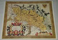 MAPA ŚLĄSK XVI W. MARTIN HELWIG 1561 / ABRAHAM ORTELIUS 1608 - REPRODUKCJA