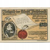 Banknot, Niemcy, Butzbach Stadt, 50 Pfennig, paysa