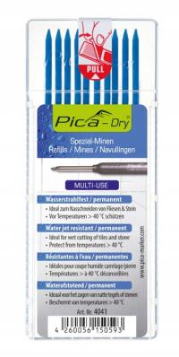 Pica Dry 4041 Wkłady do ołówka znacznika NIEBIESKI