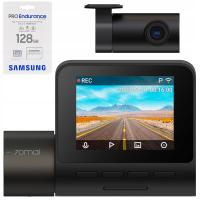 Kamera samochodowa 70mai Wideorejestrator SET A200 DASH CAM + tylna RC11 + Karta pamięci SDXC Samsung MB-MJ128KA/EU 128 GB