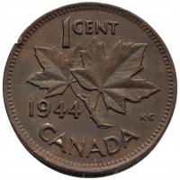 45942. Kanada, 1 cent, 1944r.