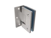 ZAWIAS DO DRZWI SZKLANYCH +/- 90°, AISI 304, SZLIF